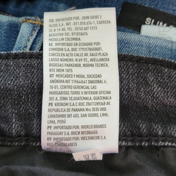 AE Embellished Strigid High-Waisted Stovepipe Jean Black Blaze Women's Plus sz20 - Picture 11 of 13